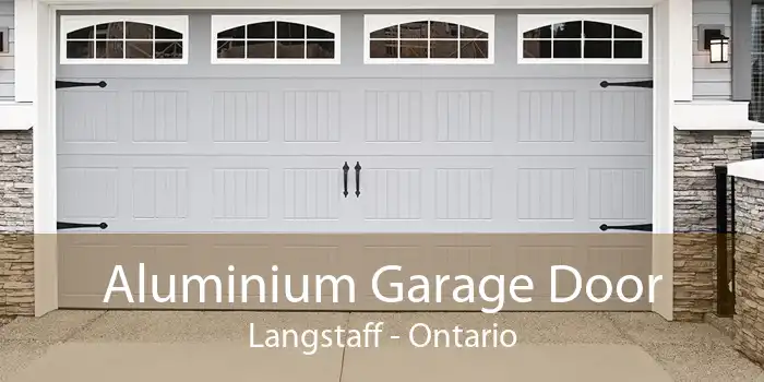 Aluminium Garage Door Langstaff - Ontario