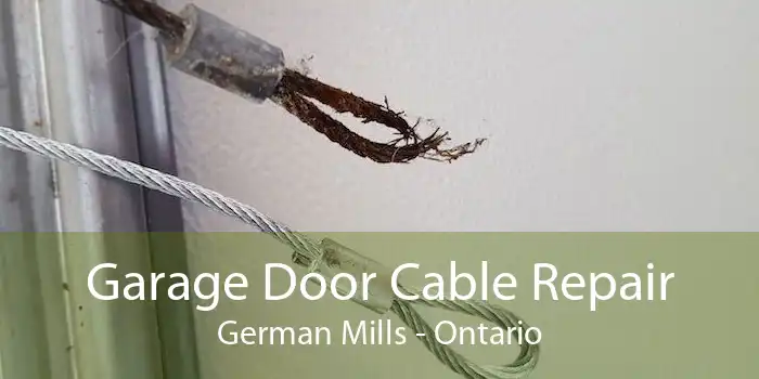 Garage Door Cable Repair German Mills - Ontario