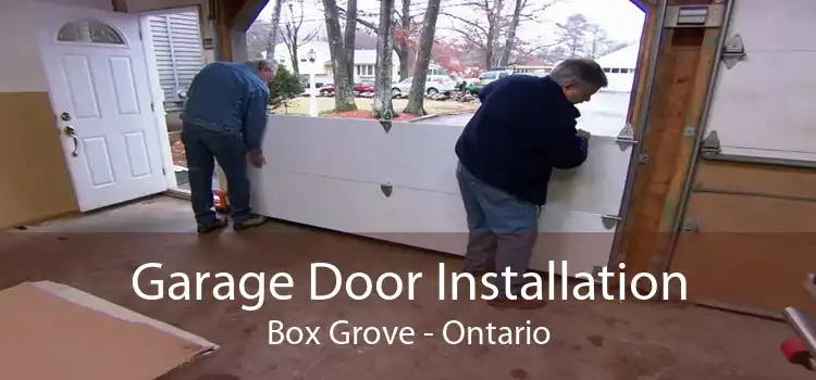 Garage Door Installation Box Grove - Ontario