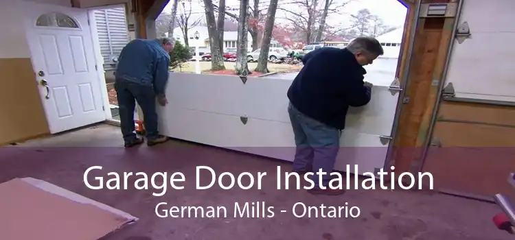 Garage Door Installation German Mills - Ontario