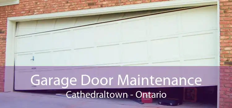 Garage Door Maintenance Cathedraltown - Ontario