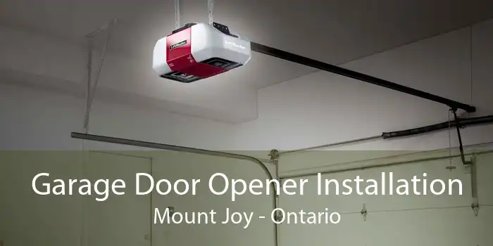 Garage Door Opener Installation Mount Joy - Ontario