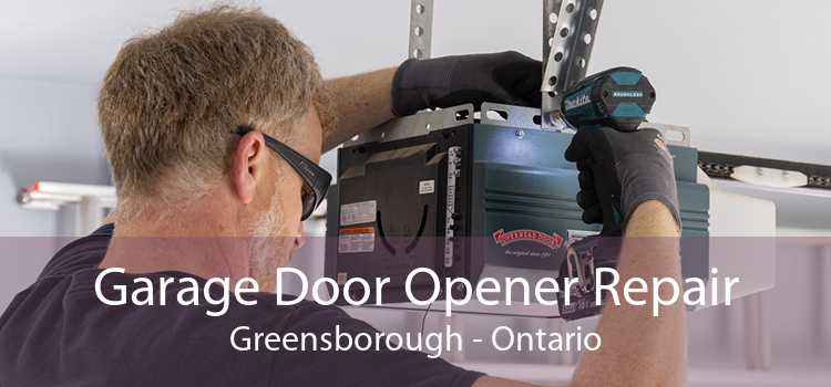 Garage Door Opener Repair Greensborough - Ontario