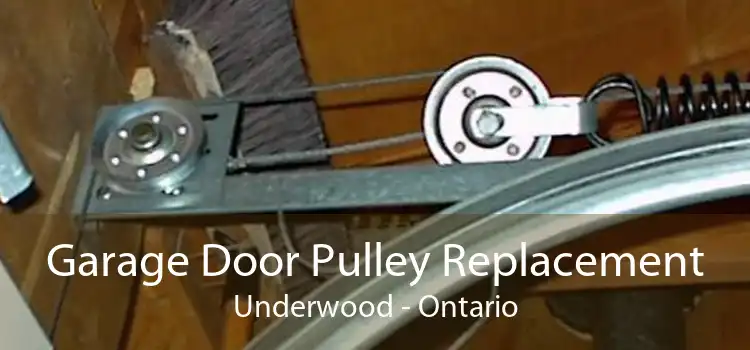 Garage Door Pulley Replacement Underwood - Ontario