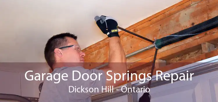 Garage Door Springs Repair Dickson Hill - Ontario