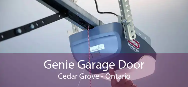 Genie Garage Door Cedar Grove - Ontario