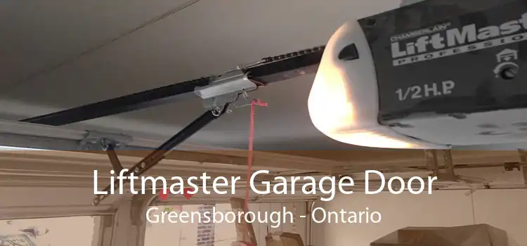 Liftmaster Garage Door Greensborough - Ontario
