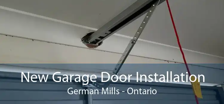 New Garage Door Installation German Mills - Ontario