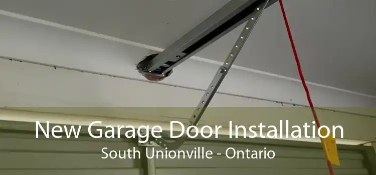 New Garage Door Installation South Unionville - Ontario