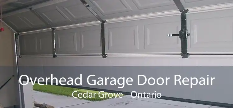 Overhead Garage Door Repair Cedar Grove - Ontario