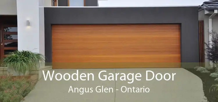 Wooden Garage Door Angus Glen - Ontario