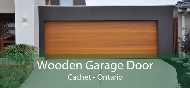 Wooden Garage Door Cachet - Ontario