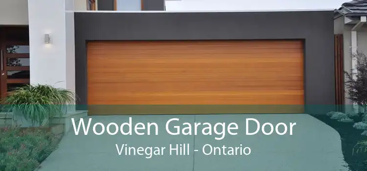 Wooden Garage Door Vinegar Hill - Ontario