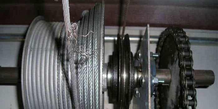 overhead garage door cable repair in German Mills