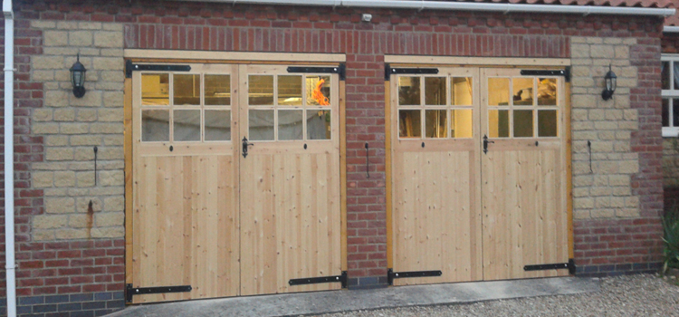 Side Hinged Wooden Garage Doors Markham Village
